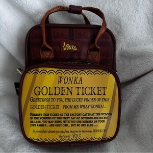 Willie Wonka and the Chocolate Factory Mini Crossbody Bag Buckle Down: NWT